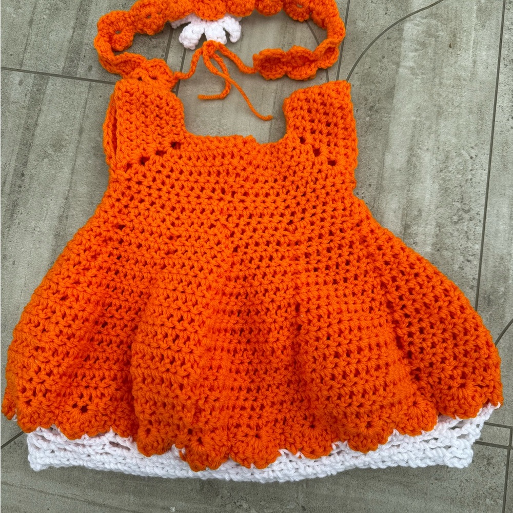 2-piece Dress & Headband (Handcrafted) - Picture 2 of 2